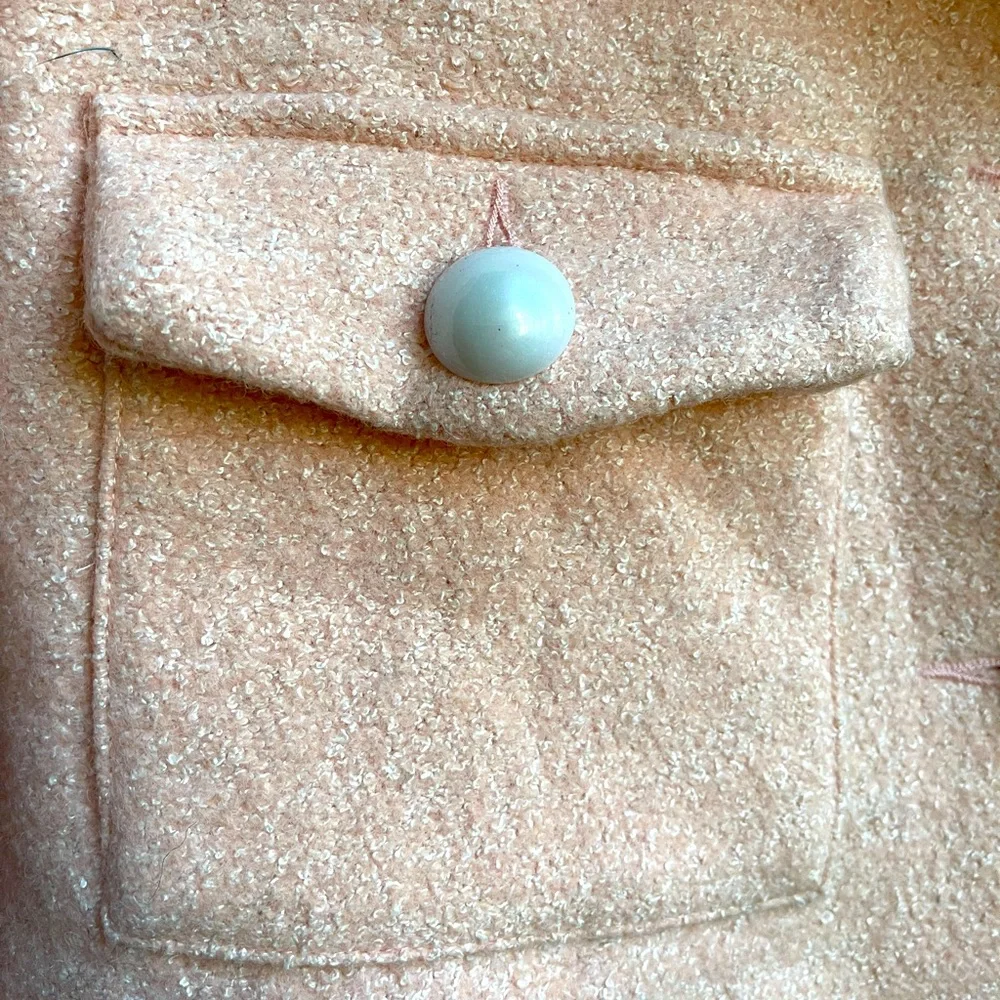NWT Chicwish  peach color heavy wool jacket - Picture 4 of 4
